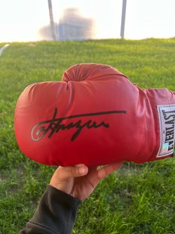 Joe Frazier Signed Boxing Glove