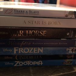 7 Mixed Blu-Rays $2. Ea. 