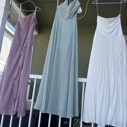 Brand New Prom Dresses with Tag  ( bought from David Bridal )