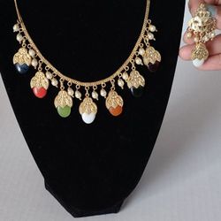 Indian Jewelry Beautiful  NECKLACE with EARRINGS Now From $24.99