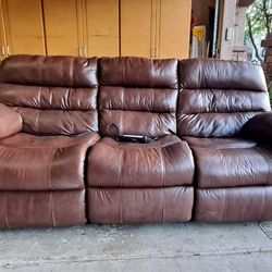 Leather Couch Set 