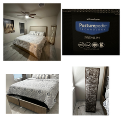 King size bed and mattress