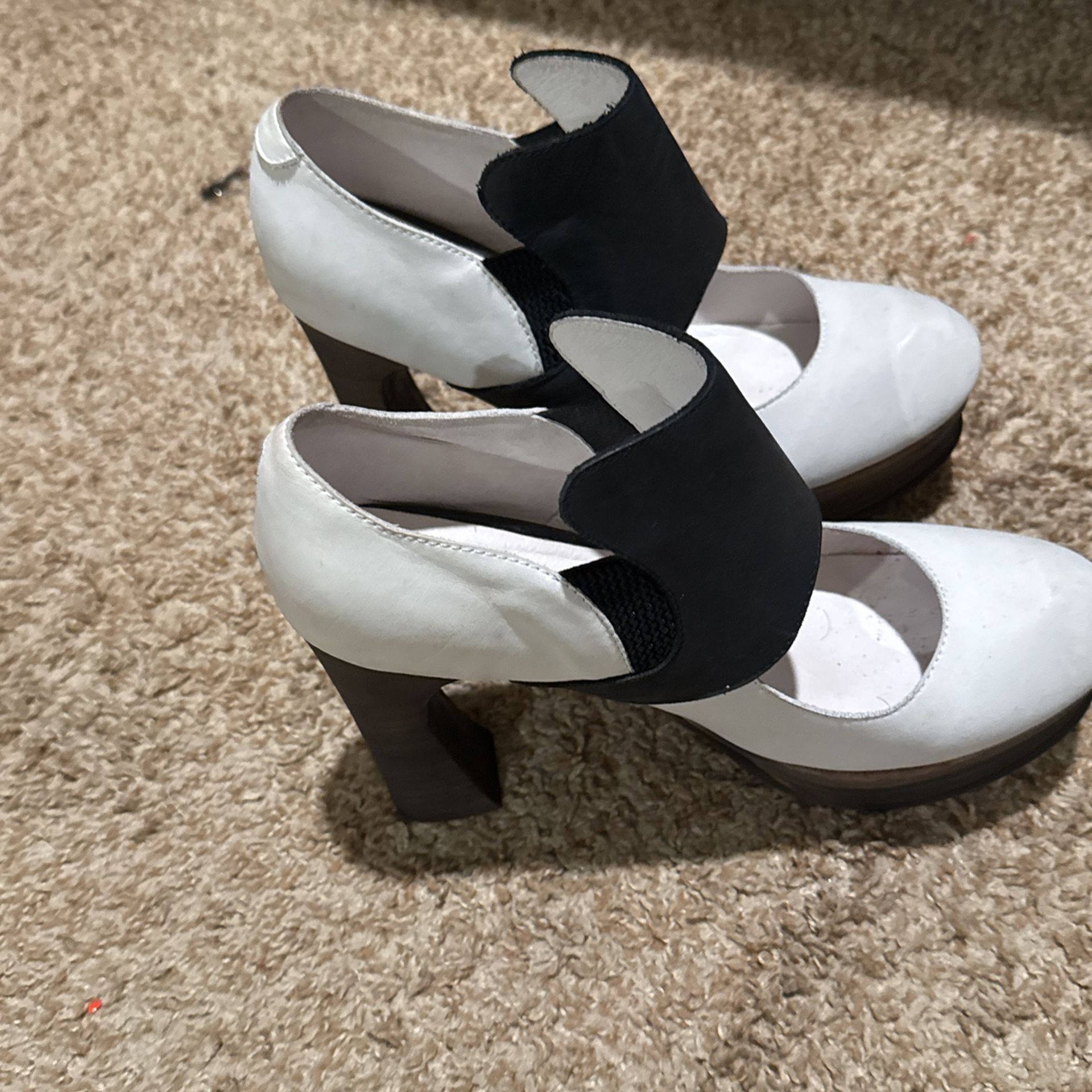 Black and White Heels 