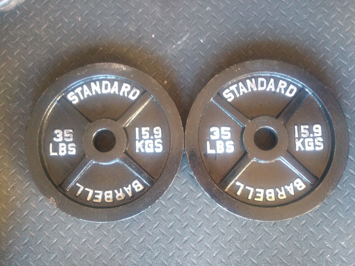 35 lb Olympic Plates