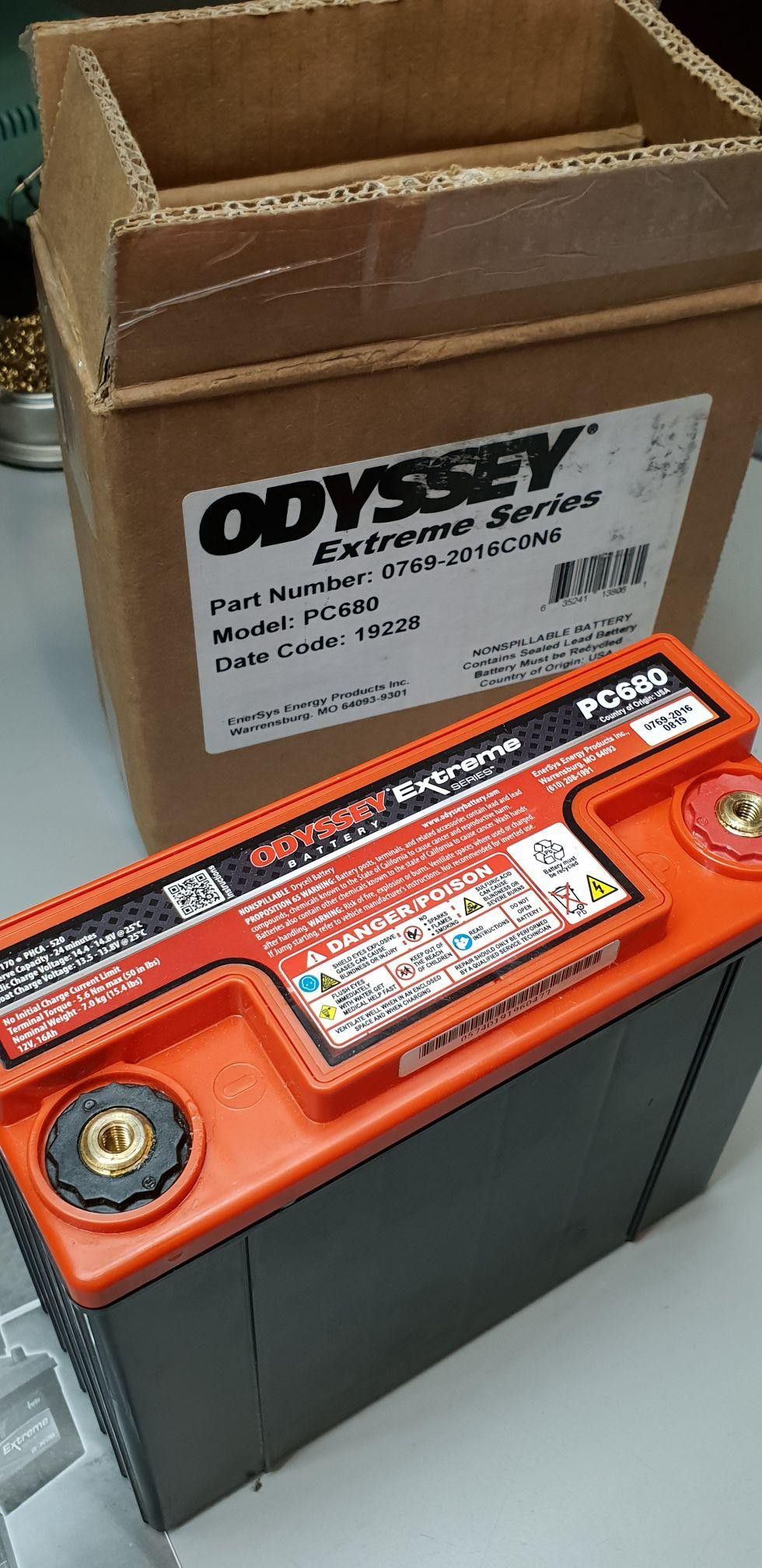 Brand new Odyssey battery , Model # PC 680 great for ATV / UTV / Motorcycle or misc....