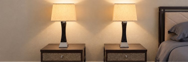 Black Textured Lamps