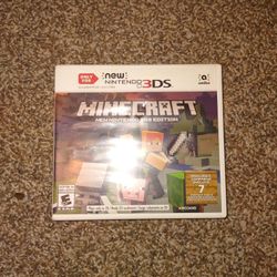 Nintendo 3DS Minecraft Game 