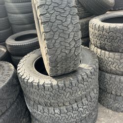 Vendo llantas usadas LT 285/65/R20 Marca BFGOODRICH