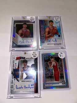 Brooks Barnhizer Rookie Card Lot (3 Auto’s)