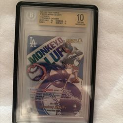 BGS 10 Monkey D. Luffy Dodgers x One Piece Night Card