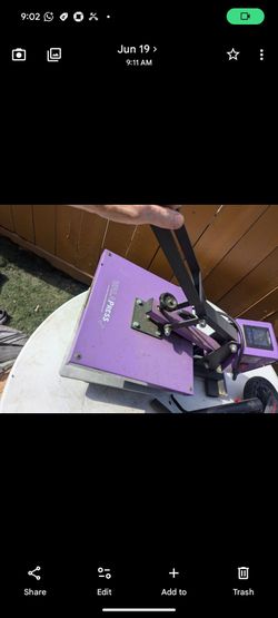 WALAPress clamshell heat press