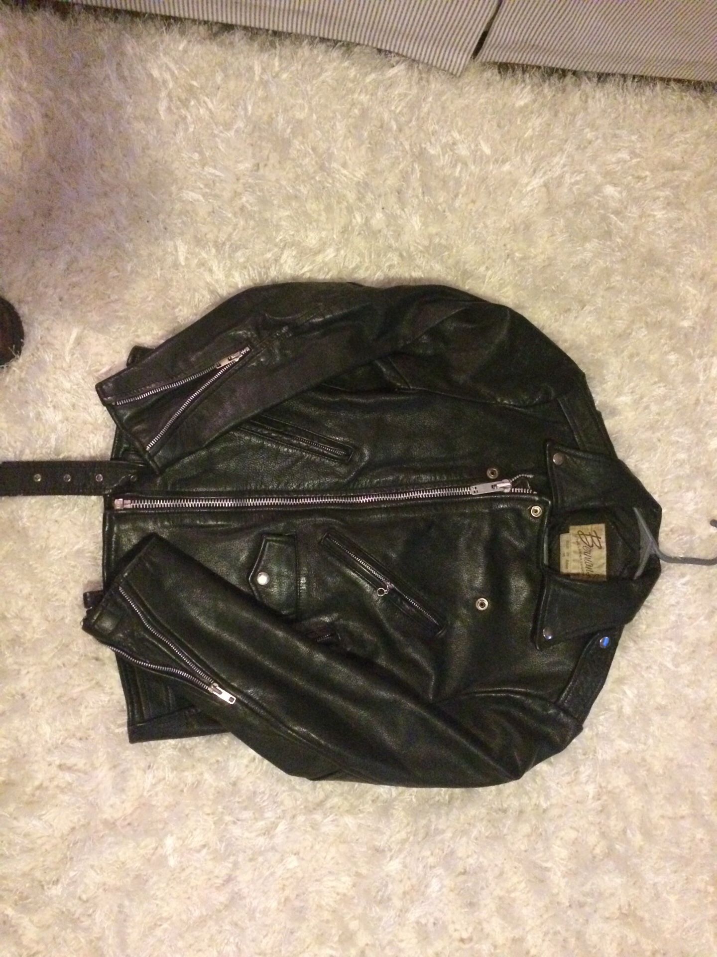 Bergman’s original leather bike jacket.