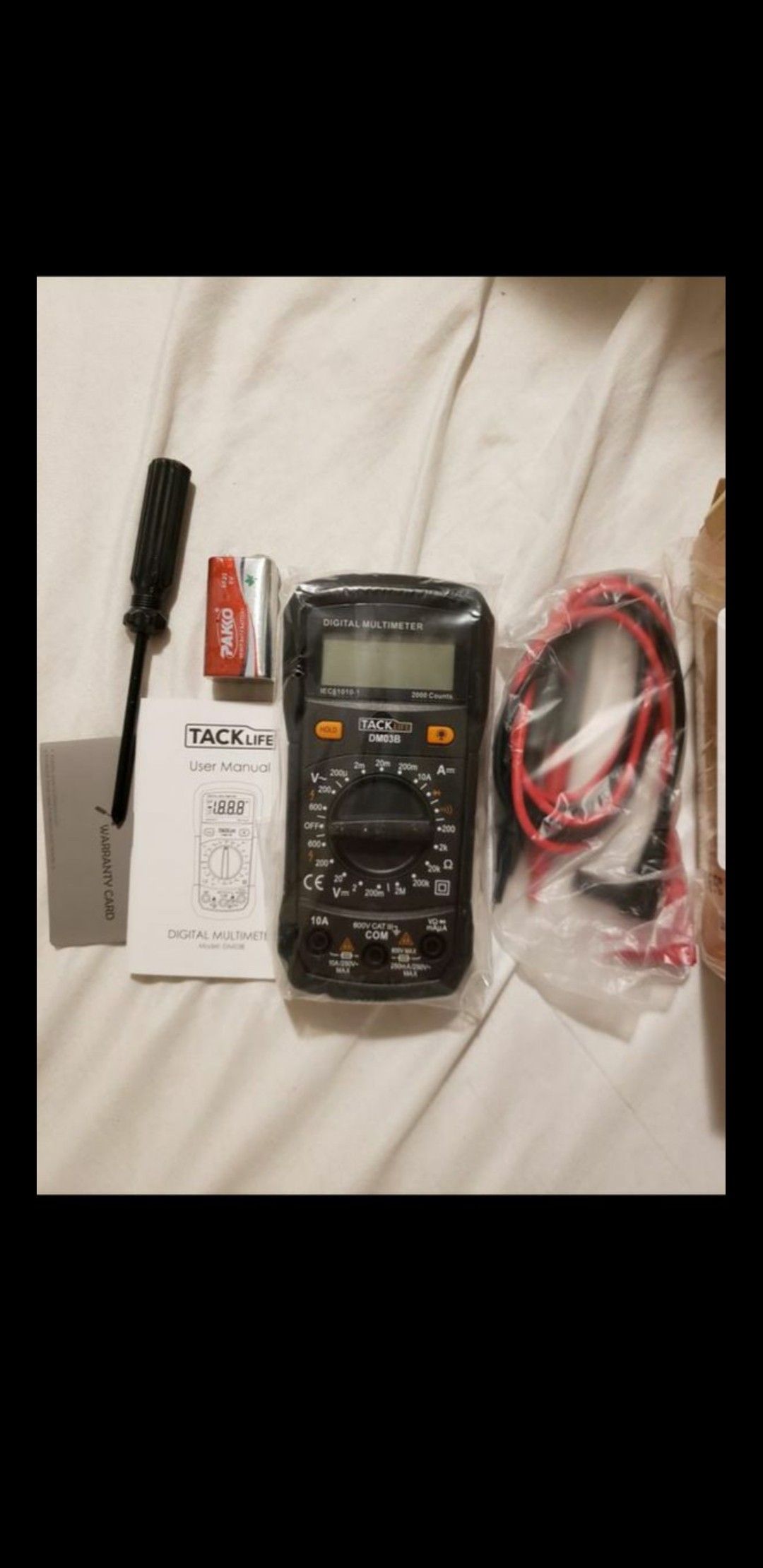 New Tack life digital multimeter