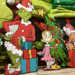 Grinch Christmas Yard Stakes 