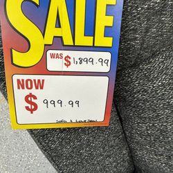 Gray Section Recliner ON SALE 