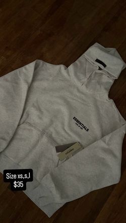 Essential hoodie light oak