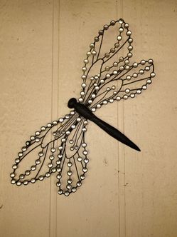 Metal Dragonfly Wall Art Decor
