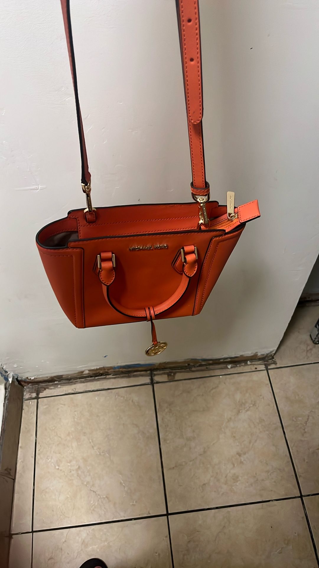 Orange Michael Kors Purse