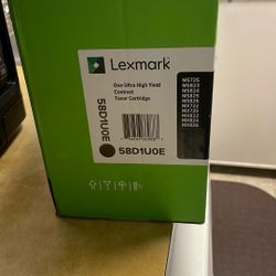 Lexmark 58D1U0L Black Ultra High Yield Return Program Toner Cartridge