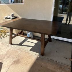 Wood table