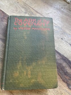 The Ark of the Covenant Victor MacClure 1st Ed Sci-Fi Vtg Book 1924 Antique Old