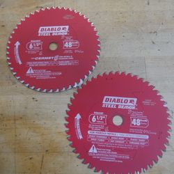 DIABLO D0648F 6-1/2" X 48 Steel Demon TCG Ferrous Cutting Circular Blade 2 NEW. NO BOX