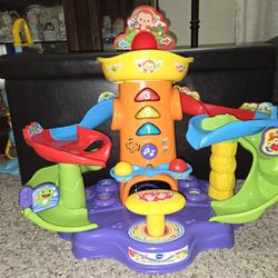 VTech Pop-a-balls - Pop & Ball Tower Kids Toy, 2 Play Modes, 100+ Song, Melodies, Sounds & Phrases 