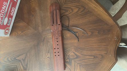 432hz Walnut Wood Triple Drone Flute High B Native