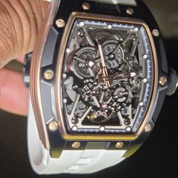 Invicta S1 Rally Automatic Men's Watch w/ Skeleton Dial - 42mm, White