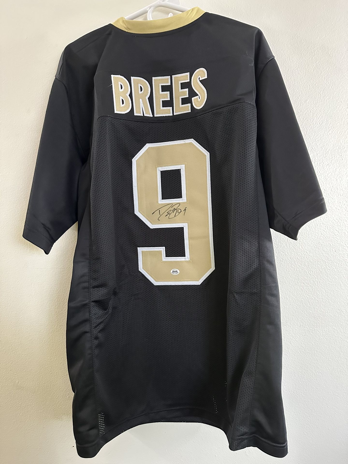 DREW BREES SIGNED NEW ORLEANS SAINTS CUSTOM AUTOGRAPHED JERSEY - W/COA - XL - 767