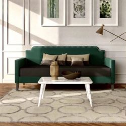 Emerald Green Day Bed (twin Sized)