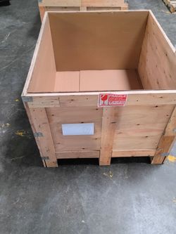 Wooden crates