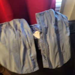Fashionova SIZE Large Grayish Blue Windbreaker Style 2 Pcs SET 