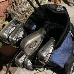 Callaway and Cobra golf clubs 