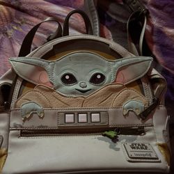 Yoda Backpack Purse