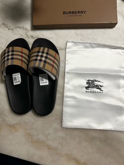 Burberry slides