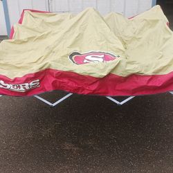 8' x 8' - San Francisco 49ers Themed Pop-up Canopy Tent