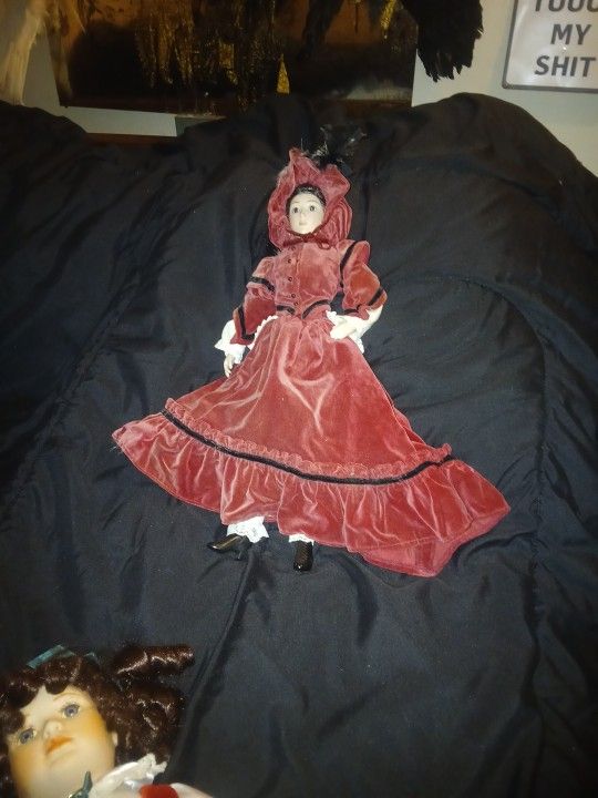 Vintage Porcelain Doll from little women by louisa may alcott