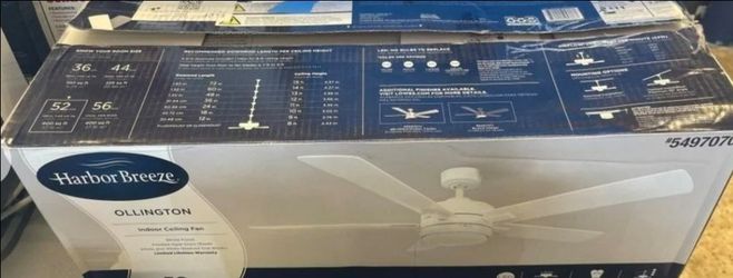 harbor breeze 52 inch indoor ceiling fan Ollington