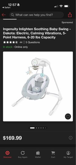 Ingenuity 5 speed Baby Swing