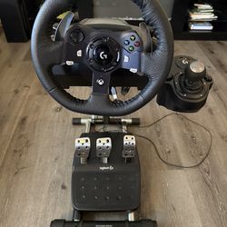 Logitech Racing Wheel Setup, Pedals, Shifter, Wheel Stand Pro