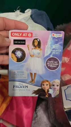 Elsa frozen costume size 3t/4t