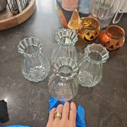 4 Vases Party Center Piece