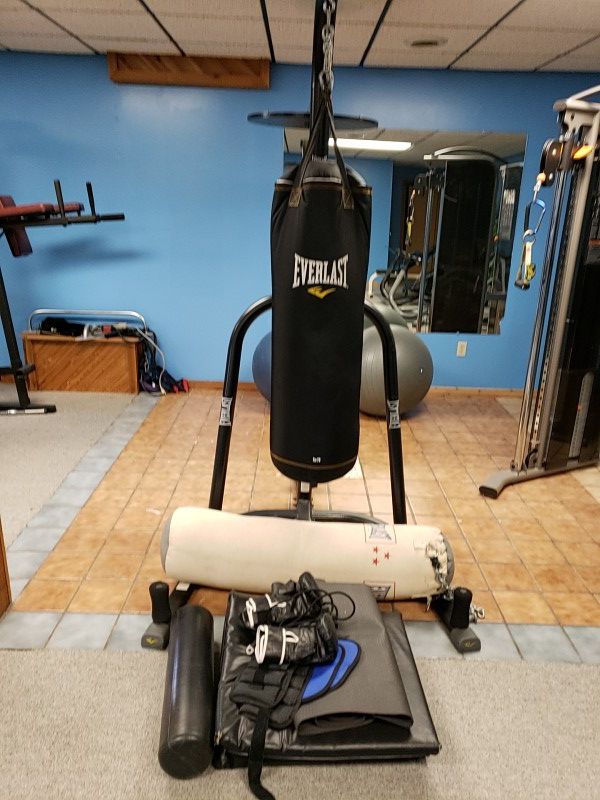 Everlast Punching Bag and Speed Bag
