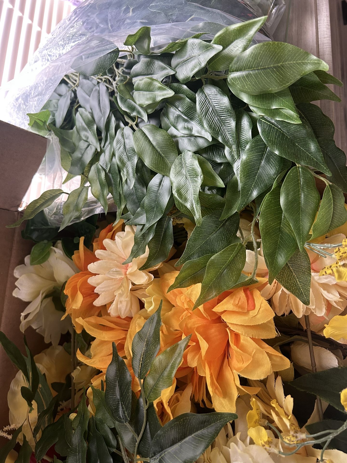 Faux Flowers & Greenery