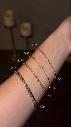 esclavas 10k oro
