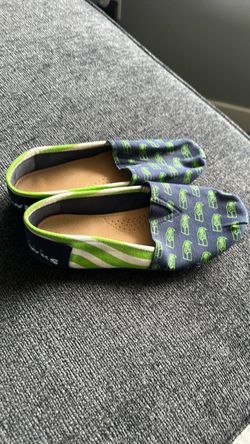 Seattle Seahawks Canvas Slip-On Shoes