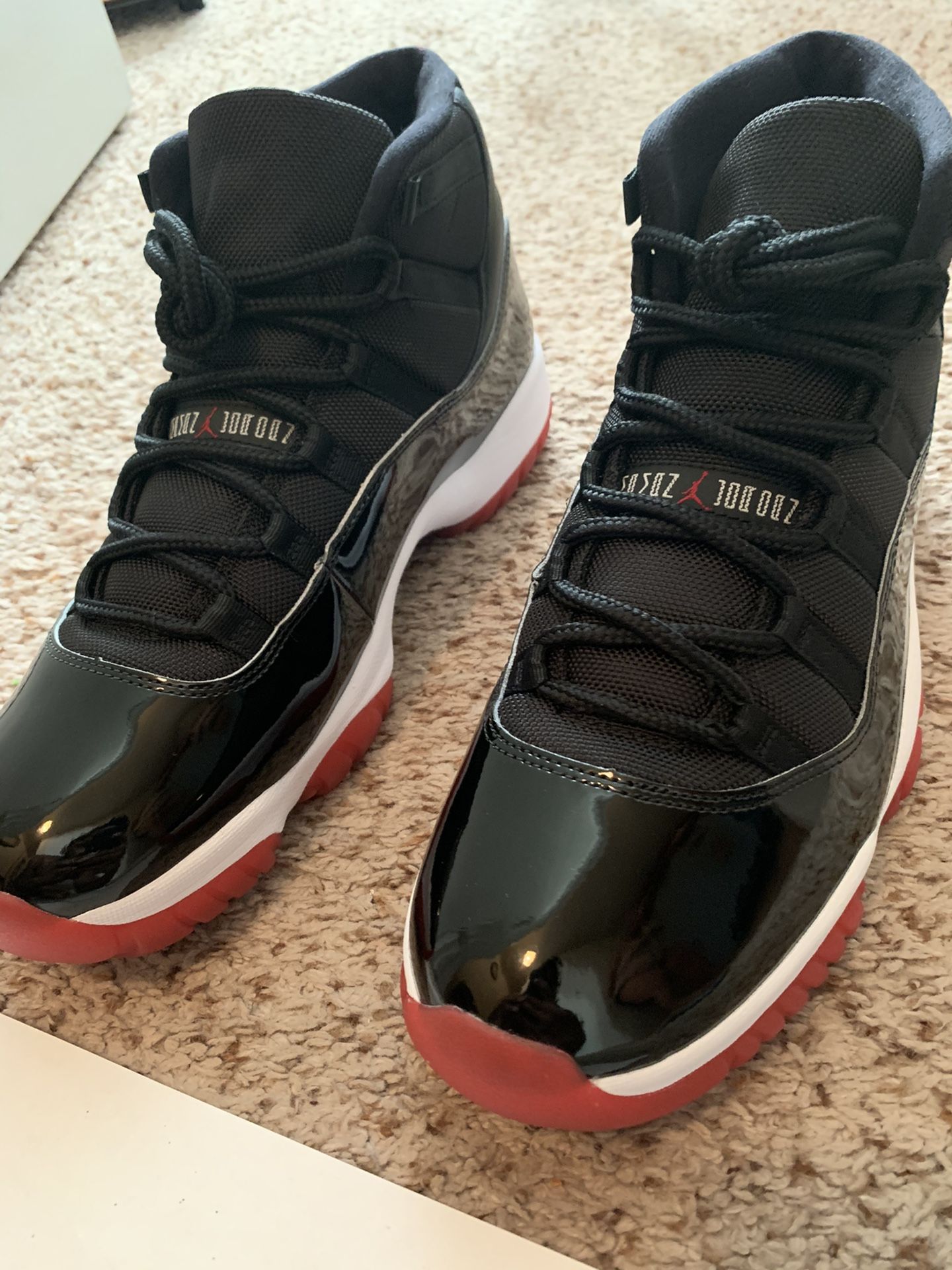 Jordan Bred 11’s size 13 men