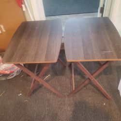 2 lg tv tray tables
