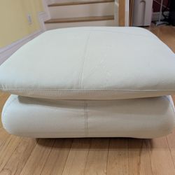 Leather Ottoman